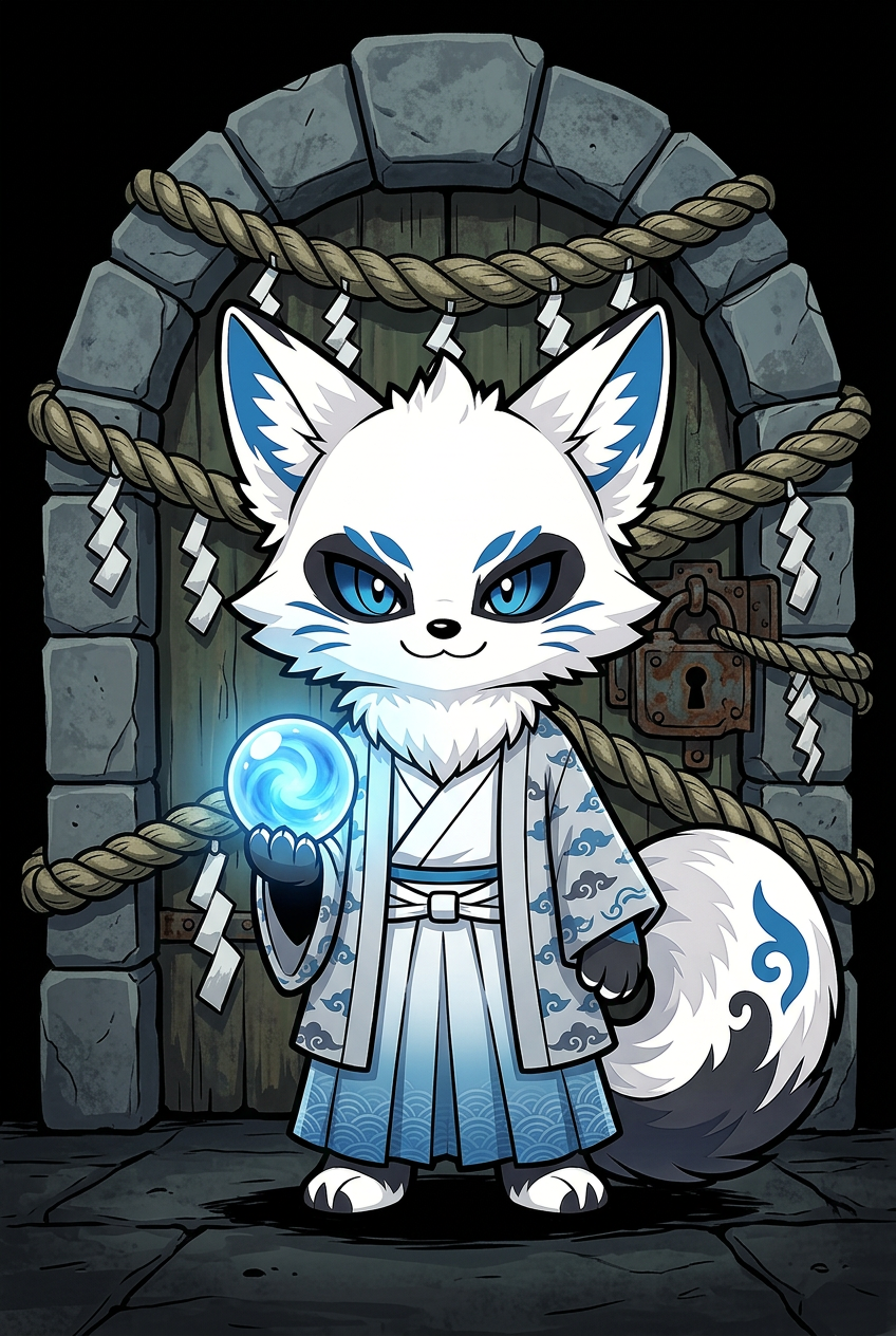 $KITSUNE fox artwork — The Sealed Vault