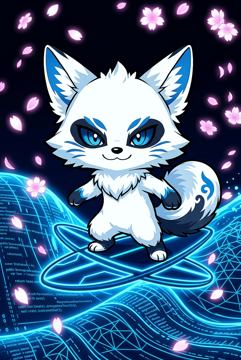 $KITSUNE fox artwork — Ledger Surf